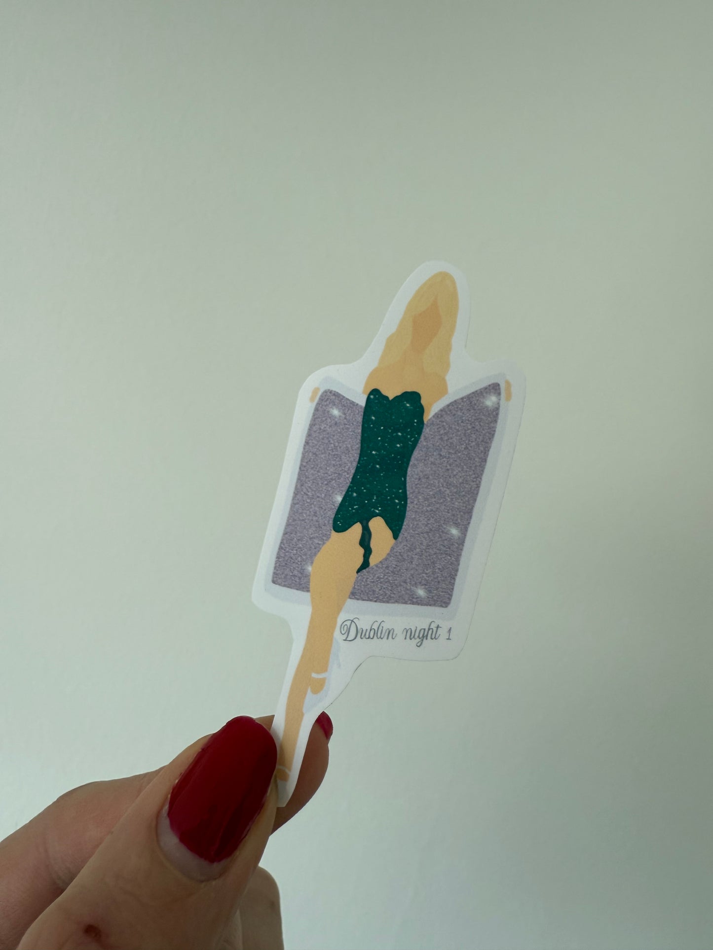 Dublin 2025 Matte sticker. Short n’ Sweet. Block colours. Nights 1 and 2