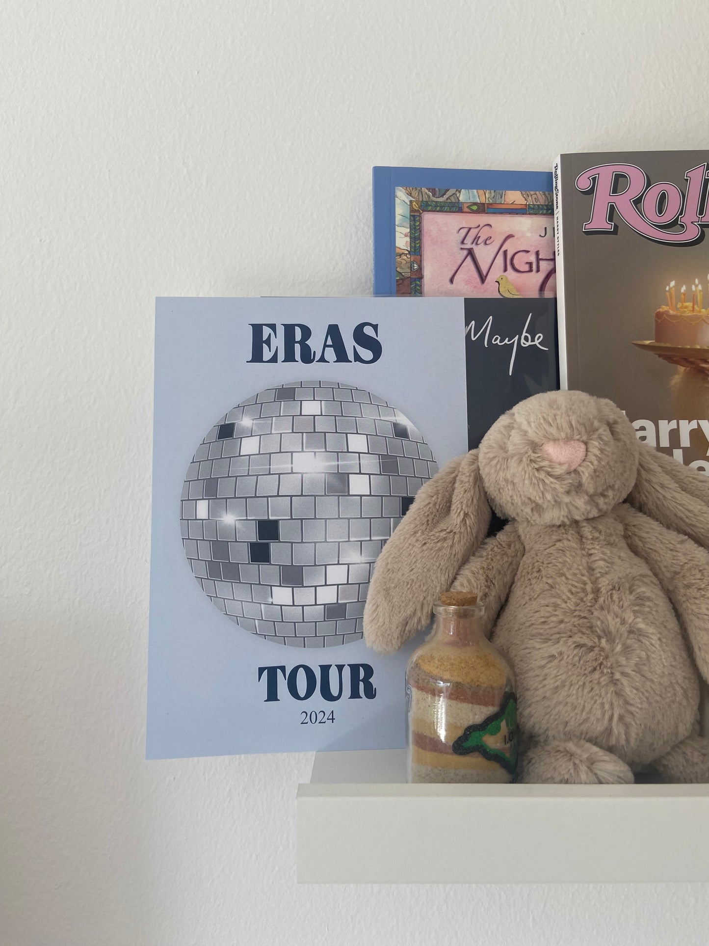 Eras tour print. Disco ball. A5