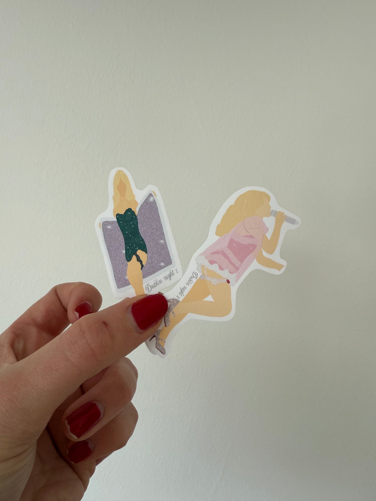 Dublin 2025 Matte sticker. Short n’ Sweet. Block colours. Nights 1 and 2