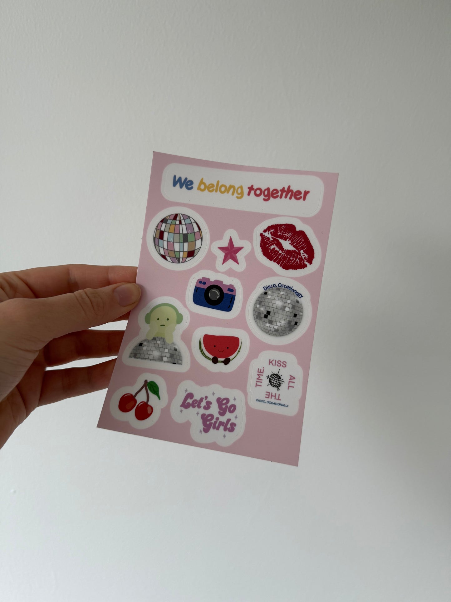 Harry Sticker Sheet. 2026 Summer Tour