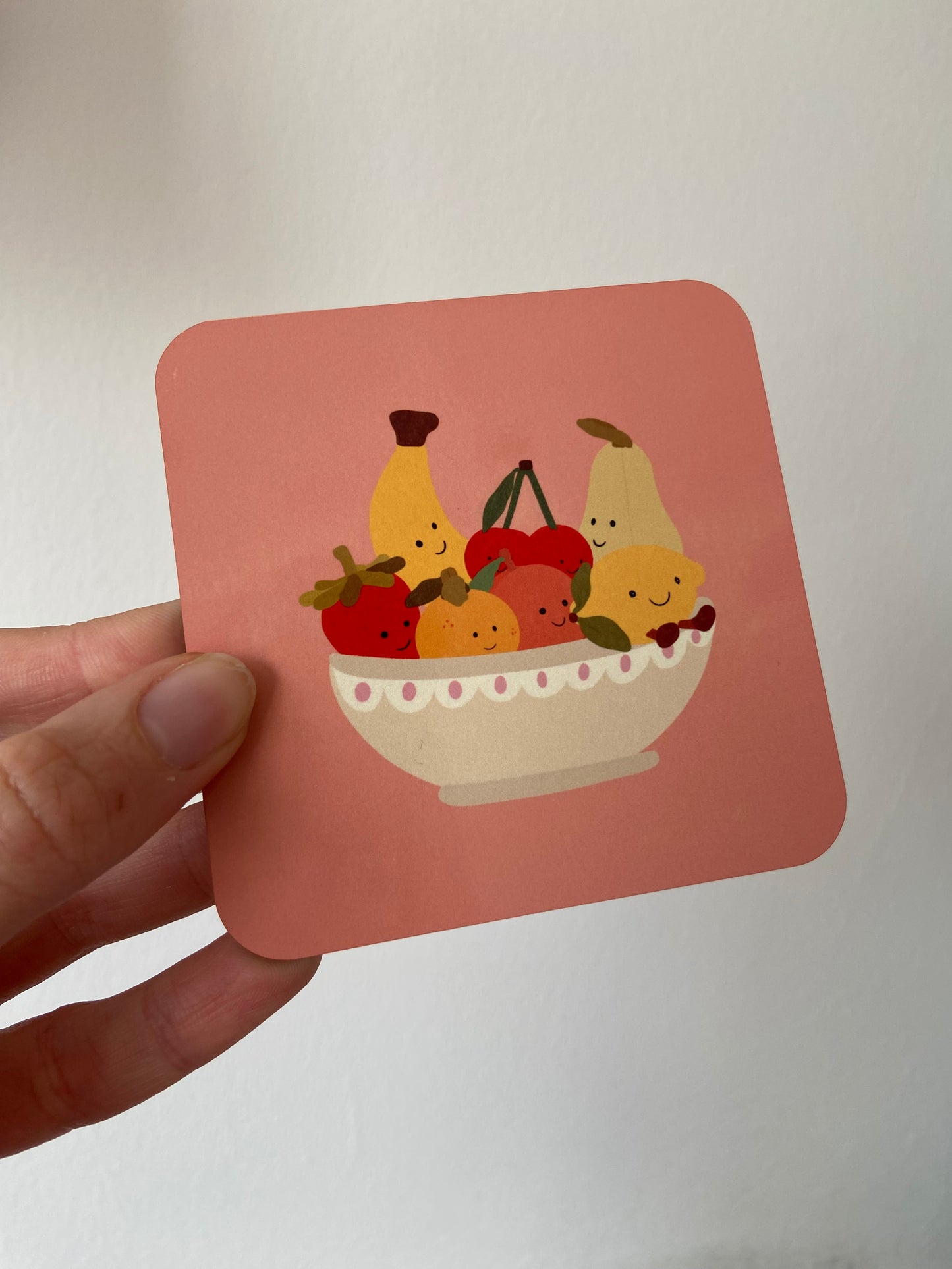 Fruit bowl coaster. 1 coaster
