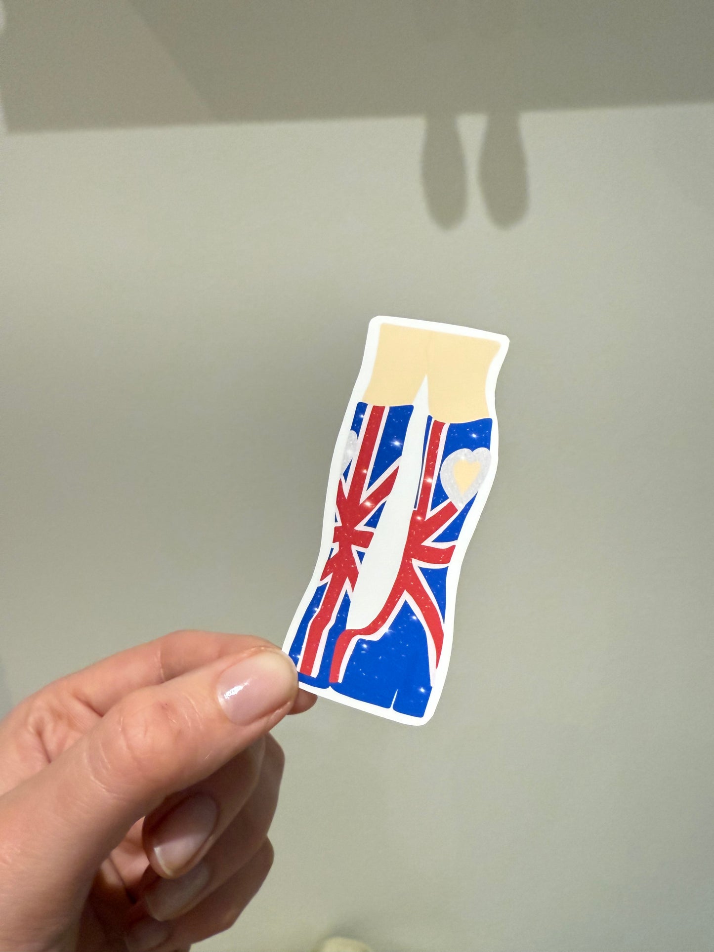 London 2025 Matte sticker. Short n’ Sweet. Block colours. Nights 1 and 2