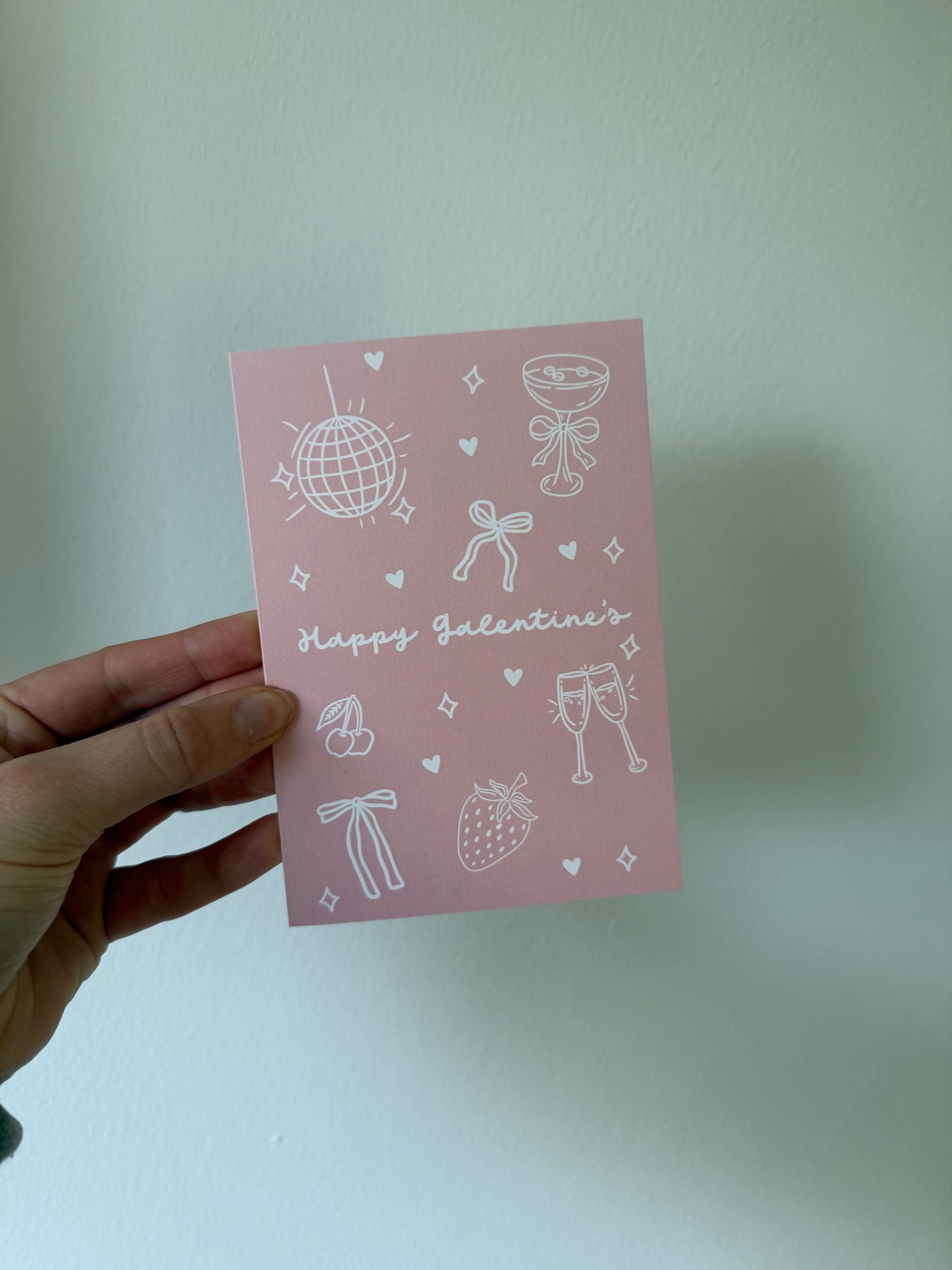 Happy Galentine’s Day Card. A6. Best Friend