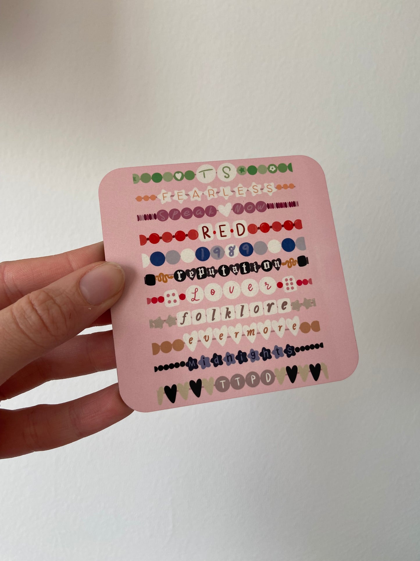 Eras coaster. One coaster. Taylor