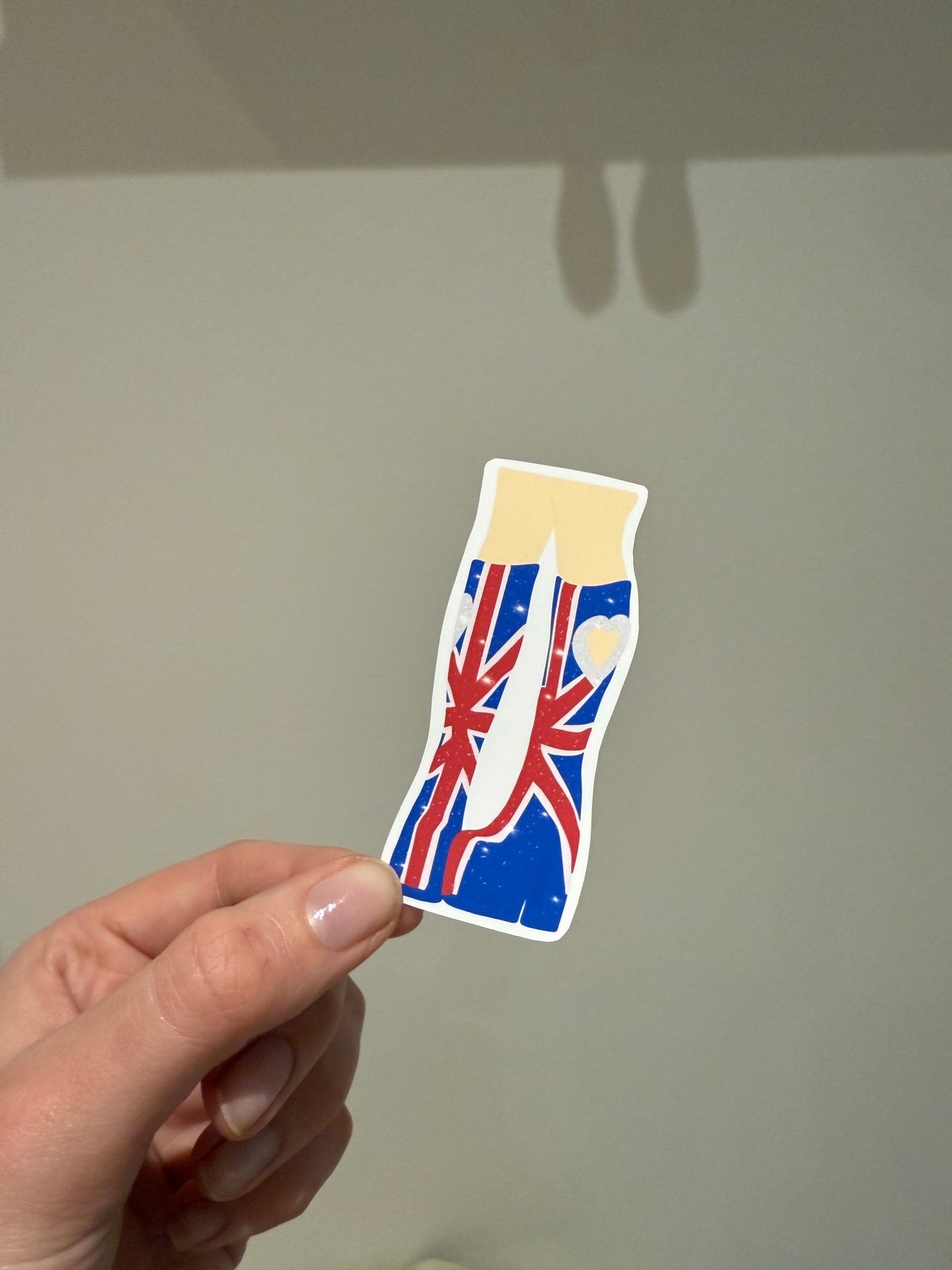 London 2025 Matte sticker. Short n’ Sweet. Block colours. Nights 1 and 2