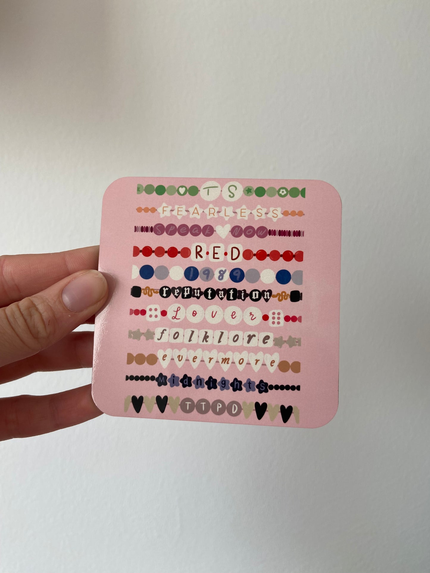 Eras coaster. One coaster. Taylor
