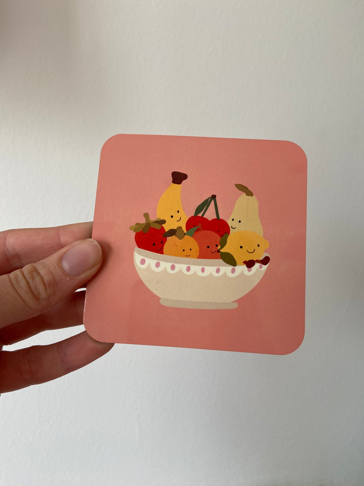 Fruit bowl coaster. 1 coaster