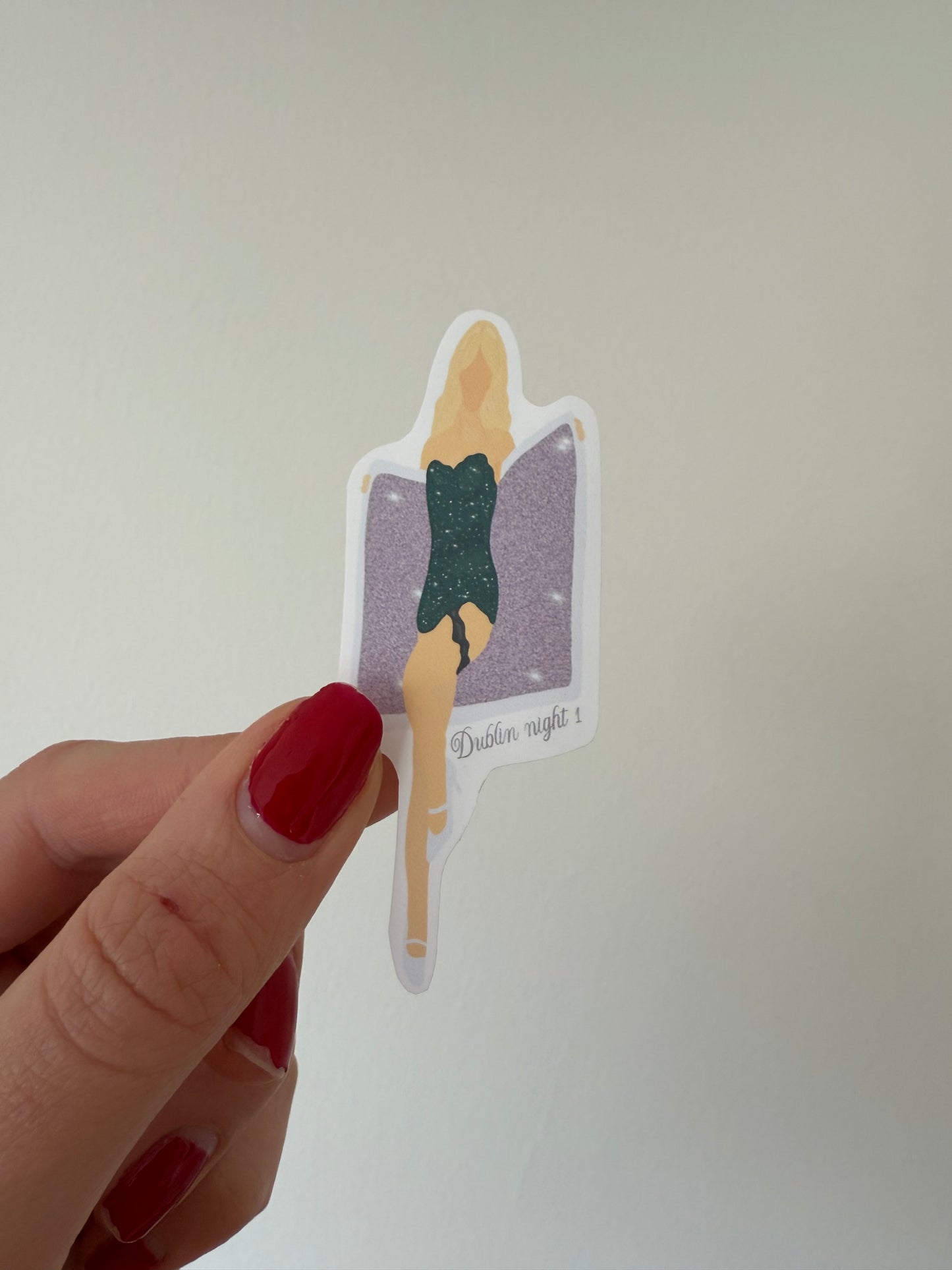 Dublin 2025 Matte sticker. Short n’ Sweet. Block colours. Nights 1 and 2