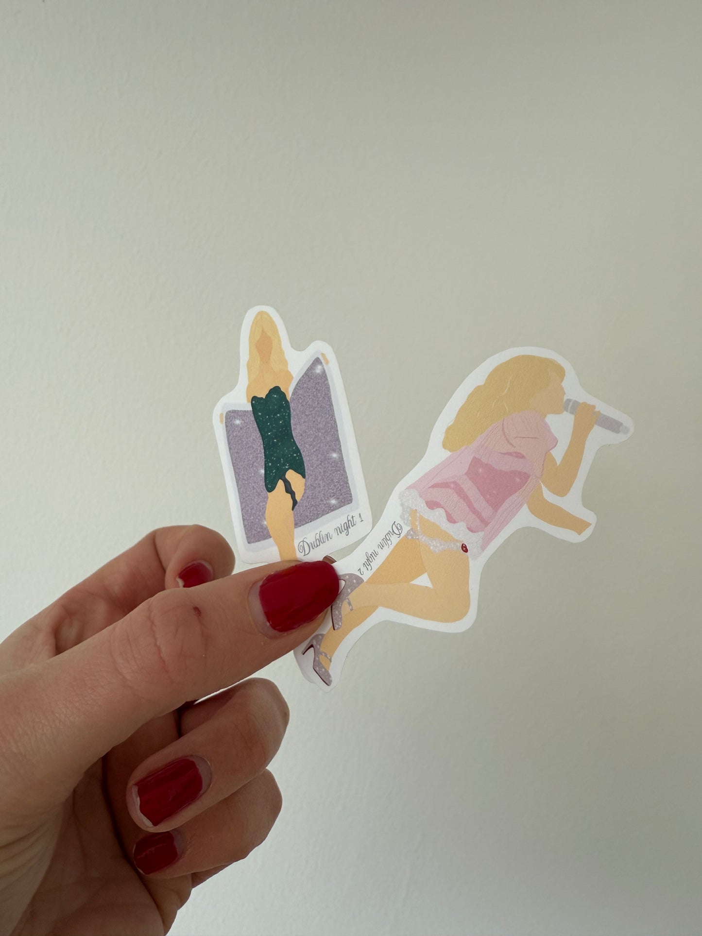 Dublin 2025 Matte sticker. Short n’ Sweet. Block colours. Nights 1 and 2