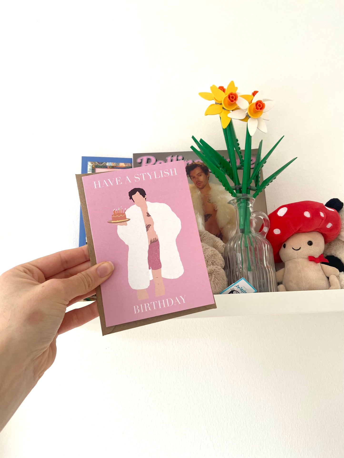 “Have a stylish birthday” A6 birthday card