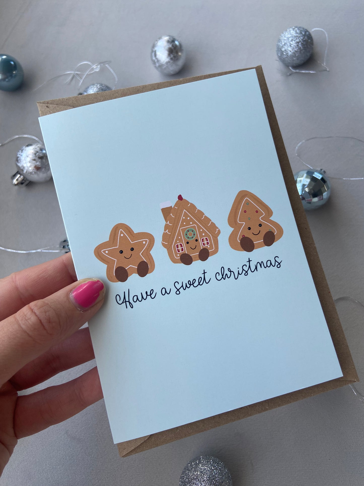 “Have a sweet Christmas” card. A6