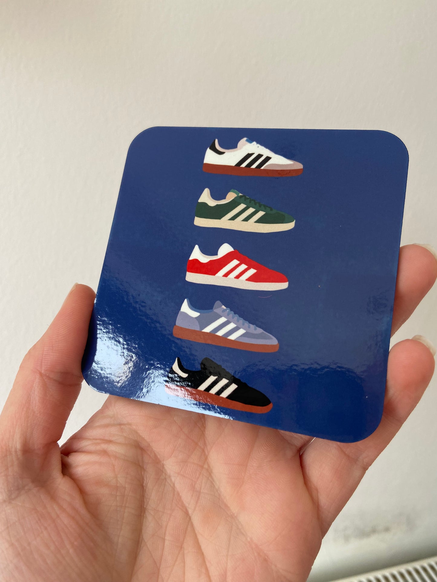 Trainers coaster. One coaster