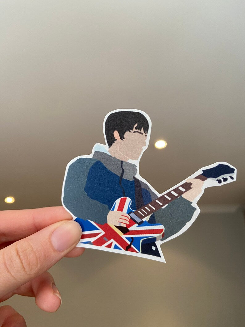 NG guitar sticker. Matte sticker