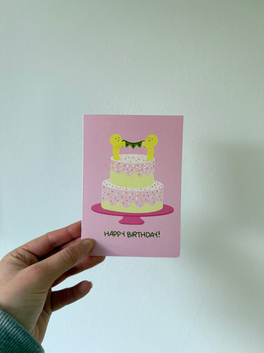Smiski Birthday card. A6. Trinket. Birthday card