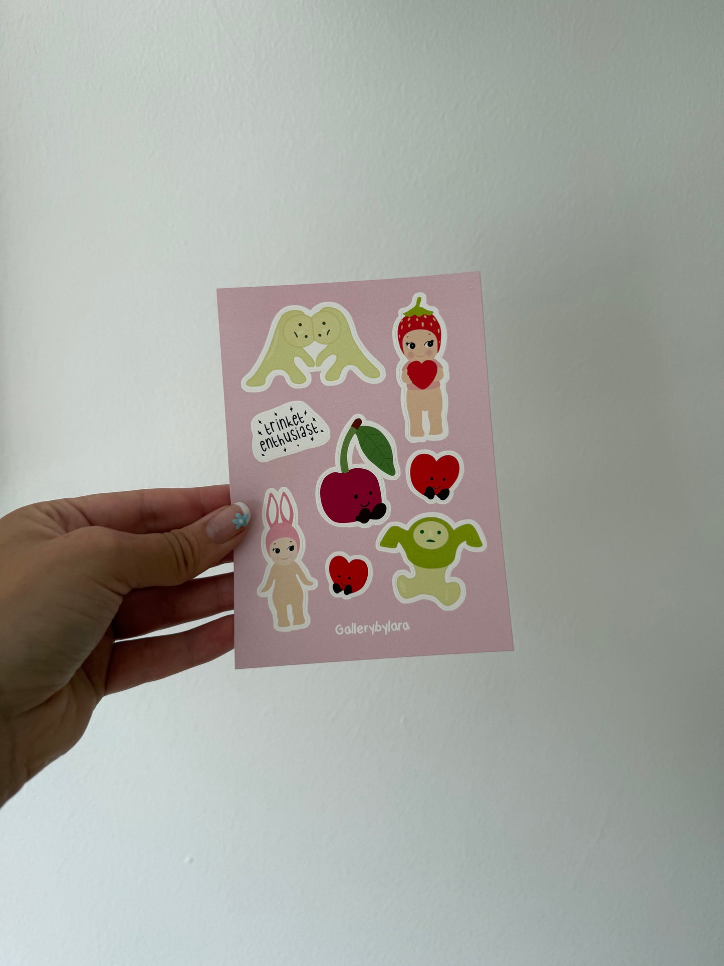 Trinket Sticker Sheet. A6. Trinket Enthusiast