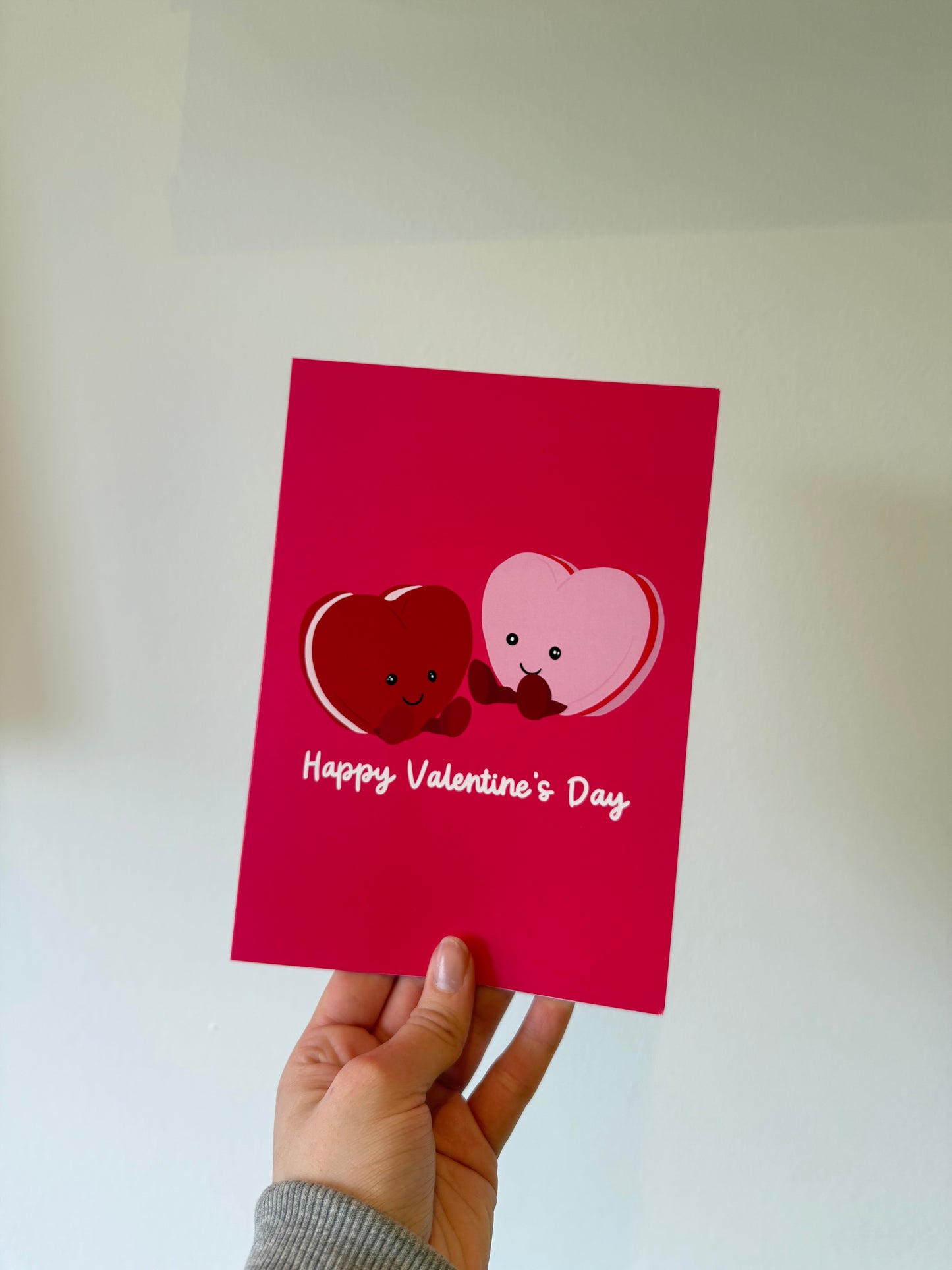 Happy Valentine’s Day Card. A5. Cuddly Toy Heart
