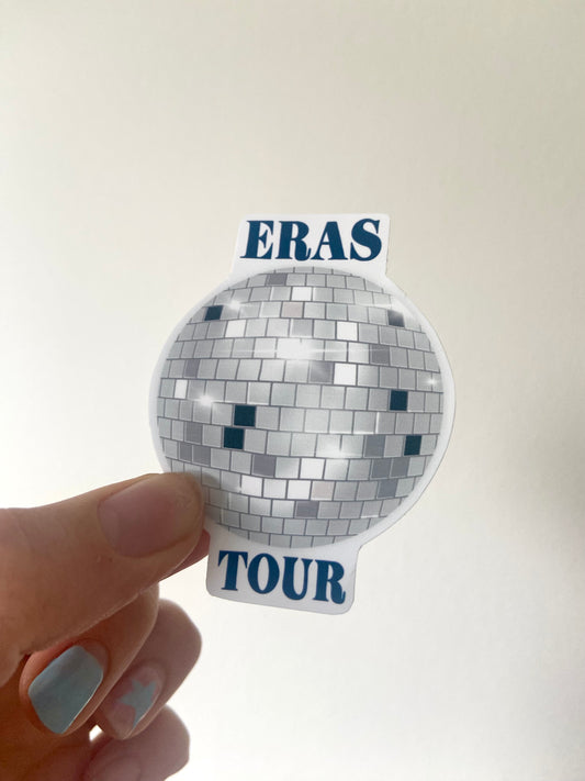 Eras tour sticker. Matte sticker. Eras tour 2024. Discoball