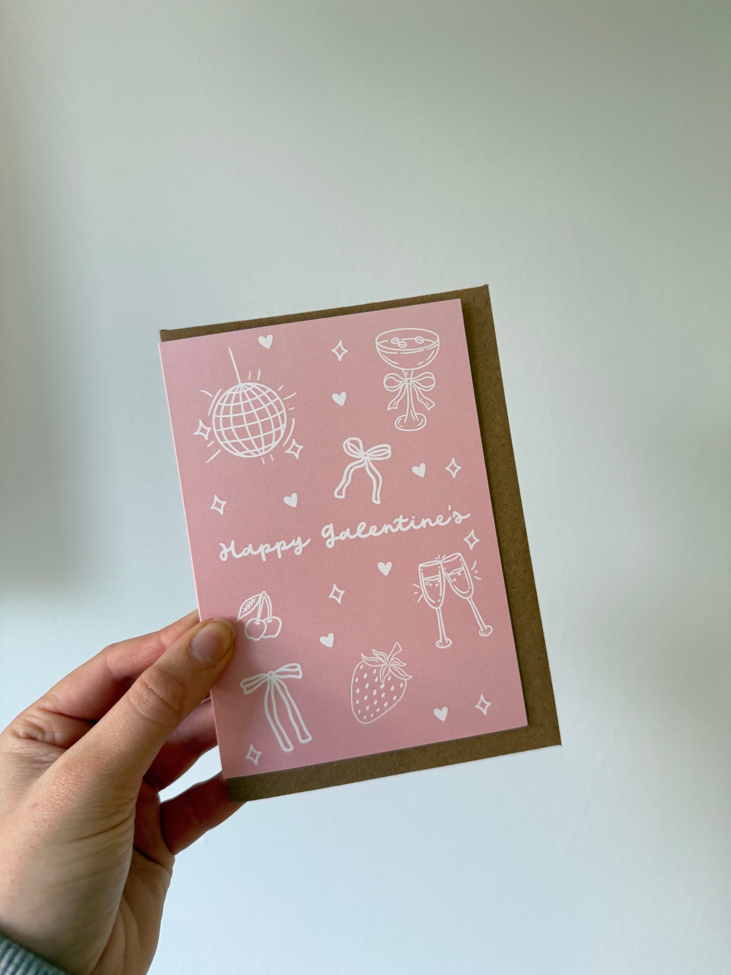 Happy Galentine’s Day Card. A6. Best Friend