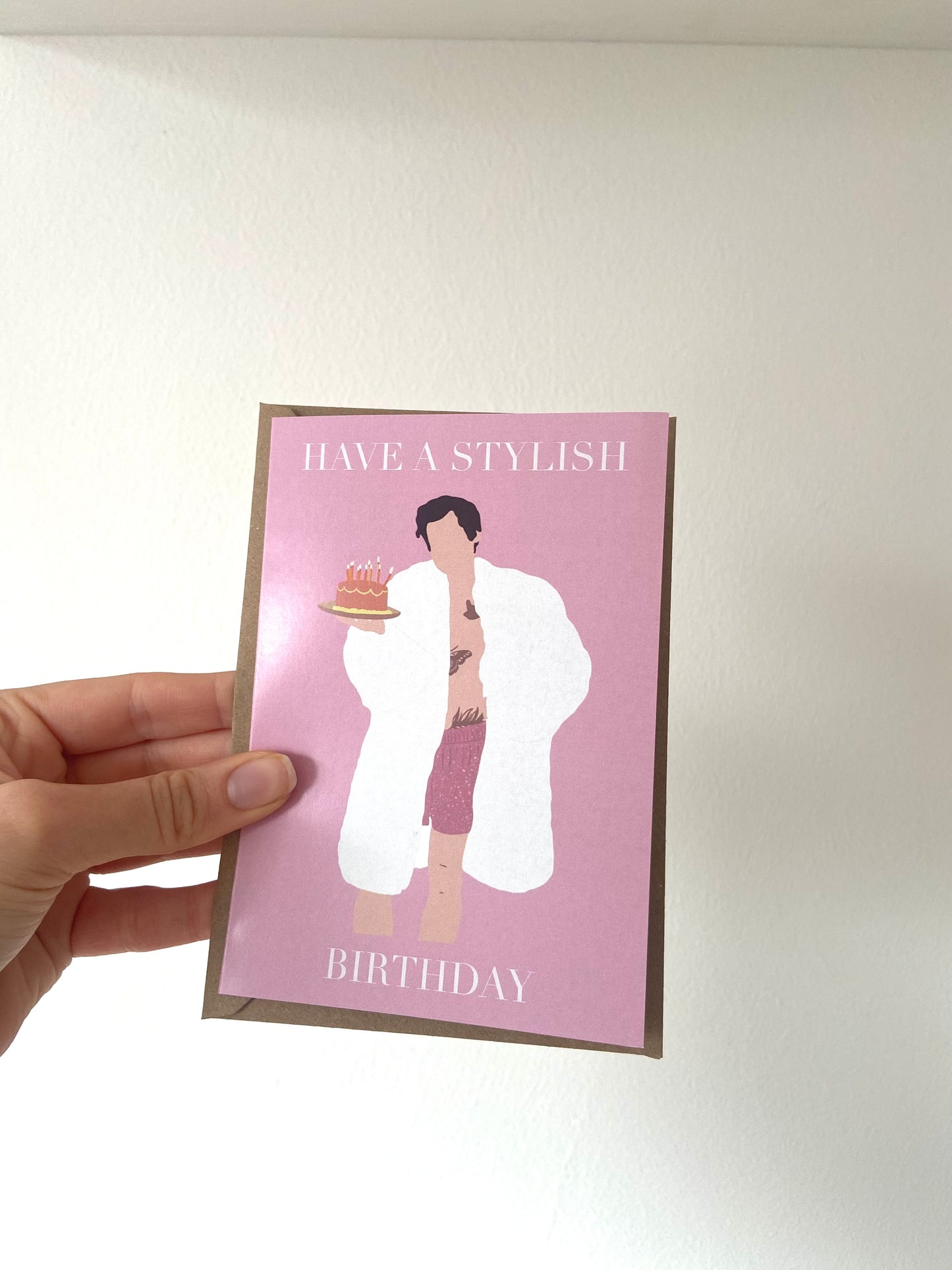 “Have a stylish birthday” A6 birthday card