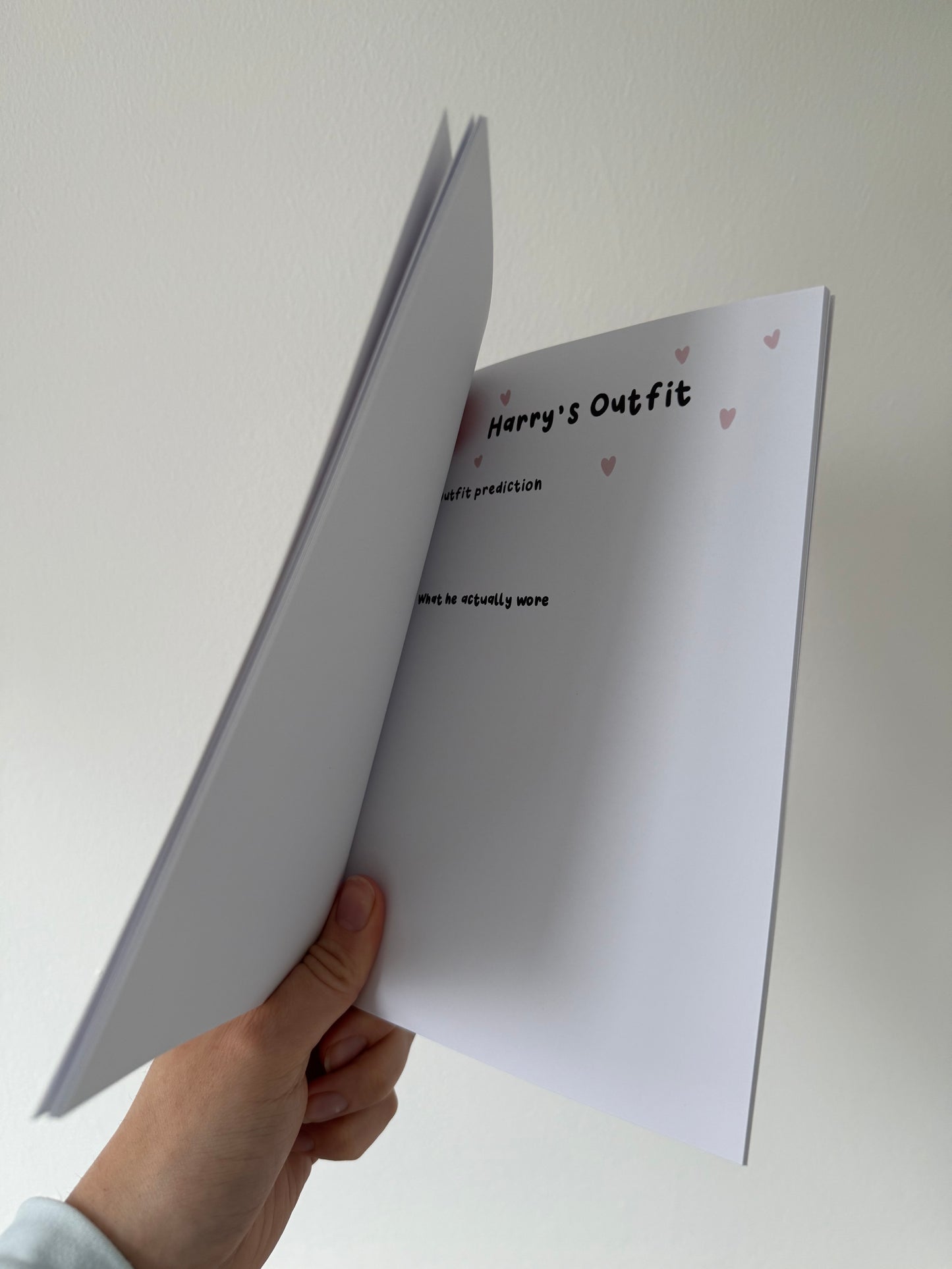 Harry Tour Journal. 2026 Summer Tour Memories. A5