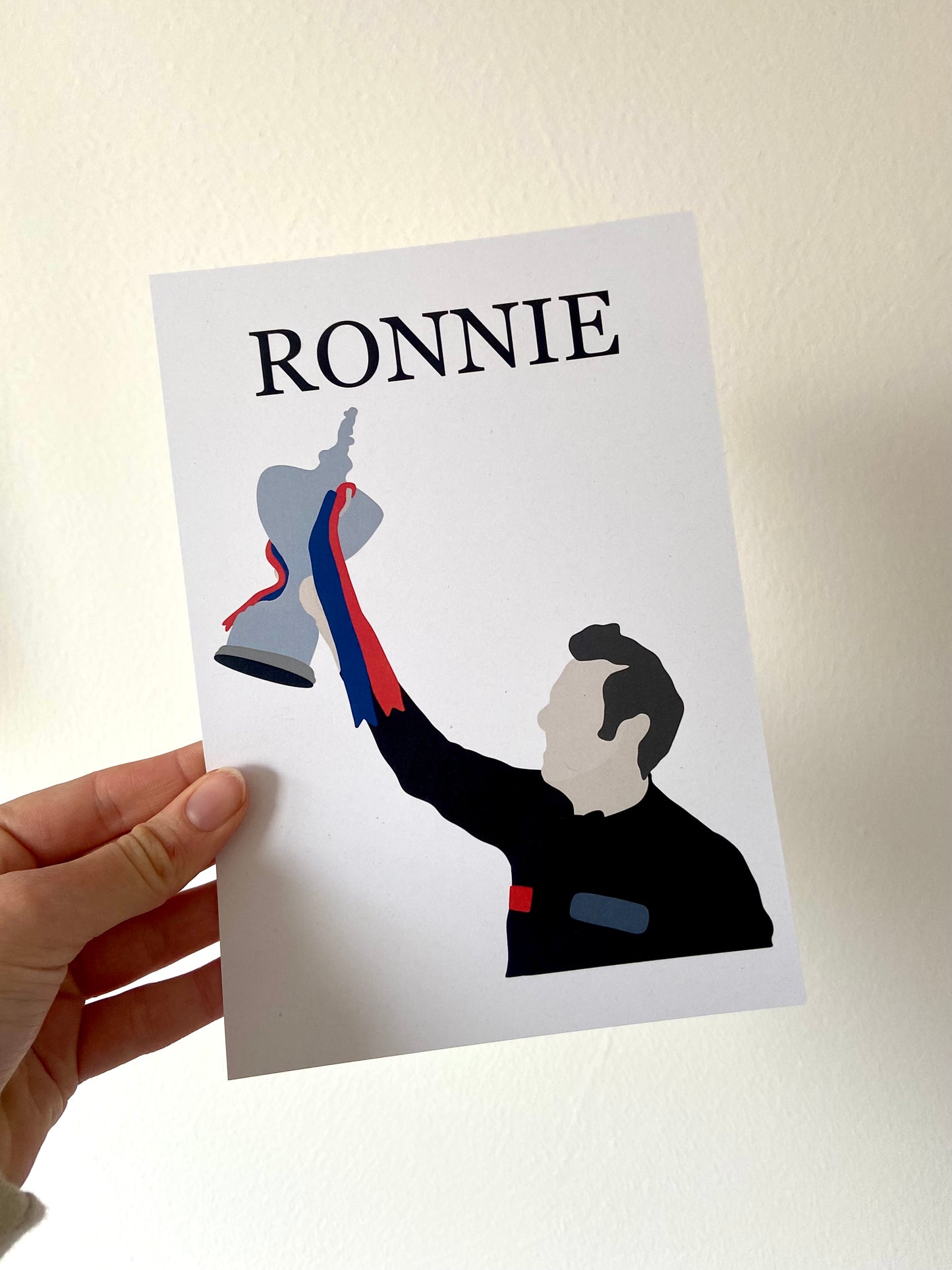 Ronnie O’Sullivan A5 print