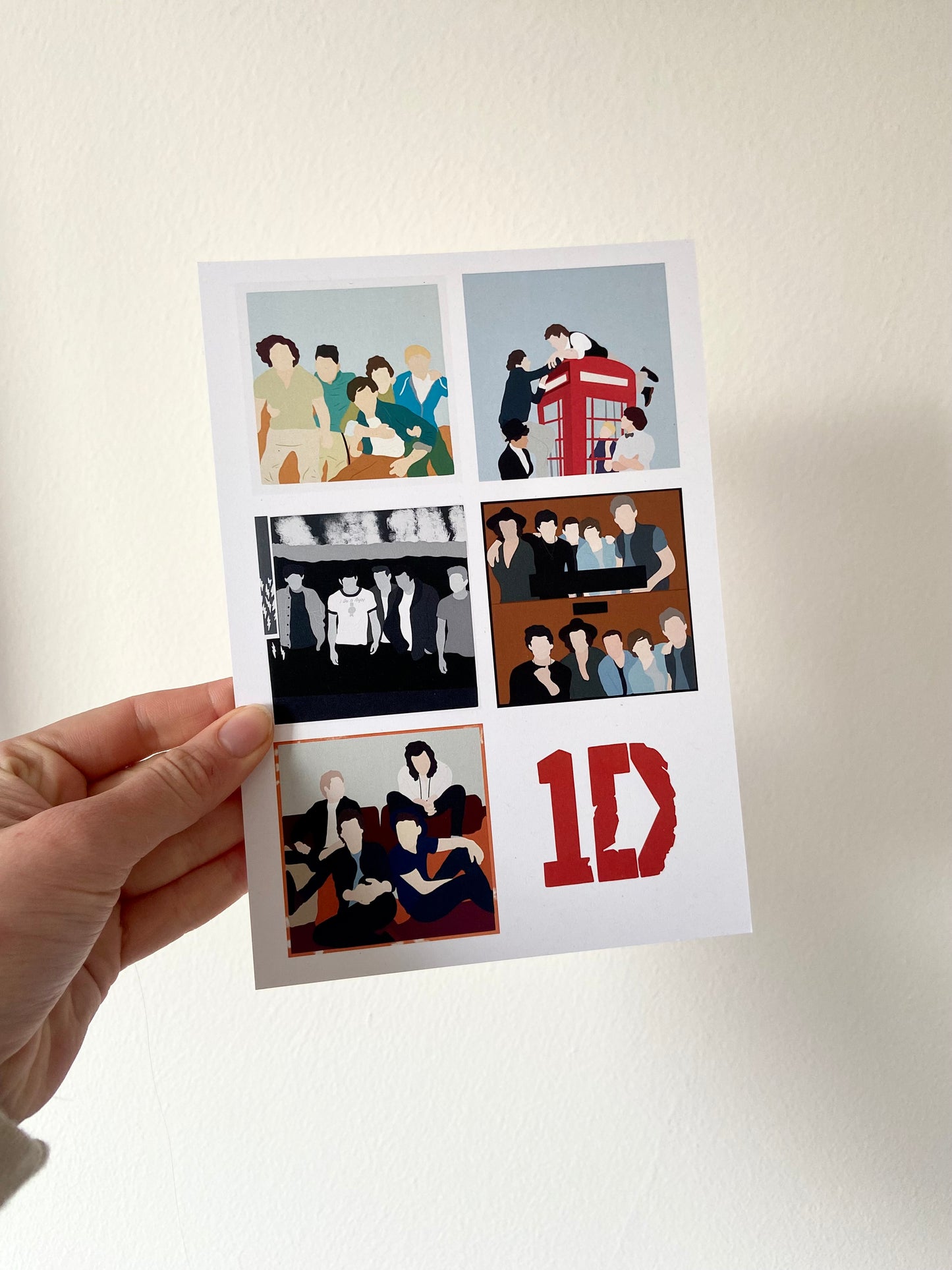 1D album A5 print.