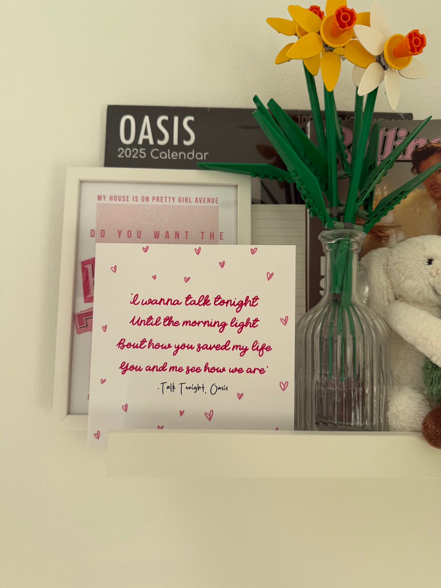 Talk Tonight Valentine’s Card. Squared (148mmx148mm)