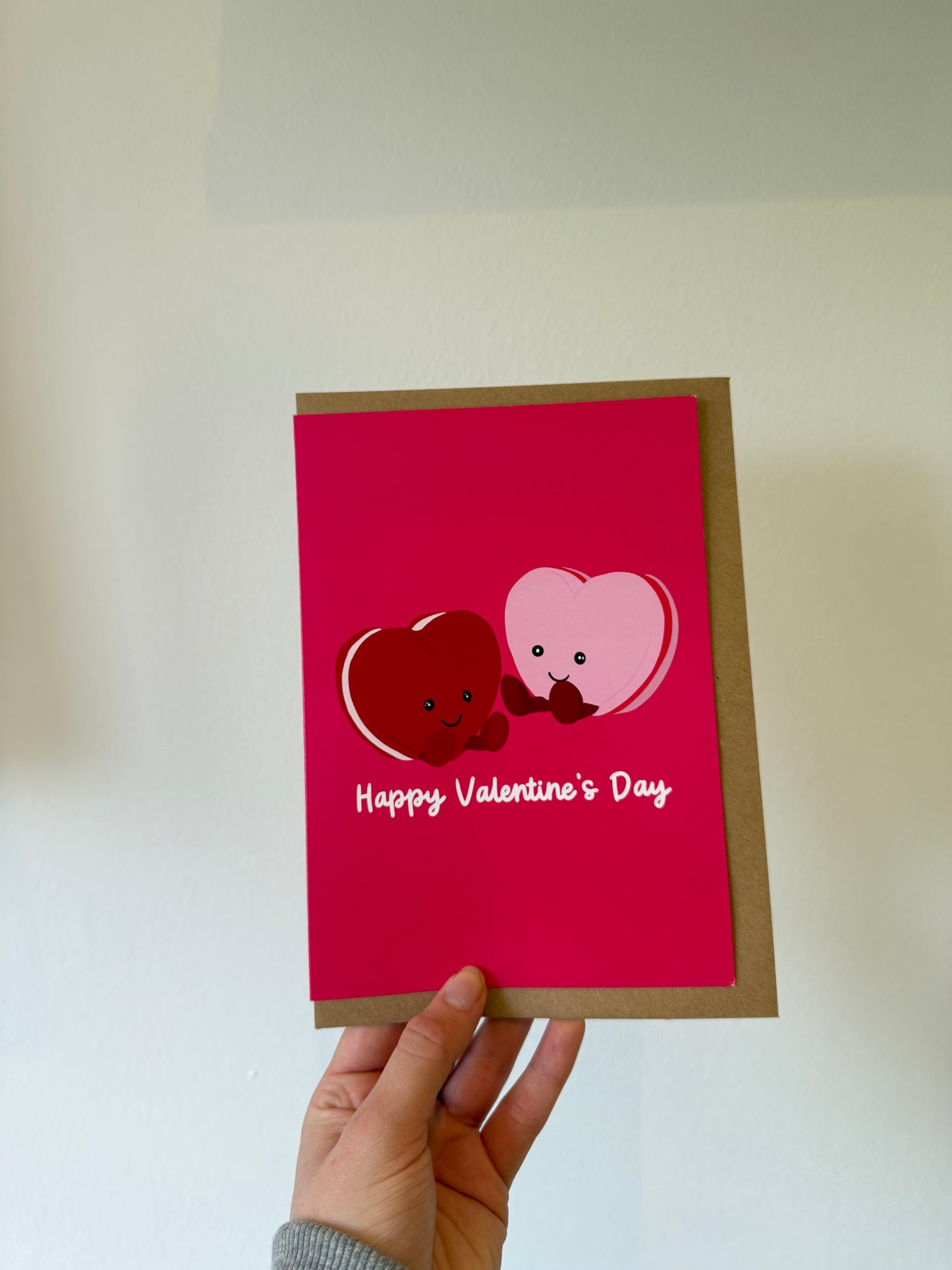 Happy Valentine’s Day Card. A5. Cuddly Toy Heart