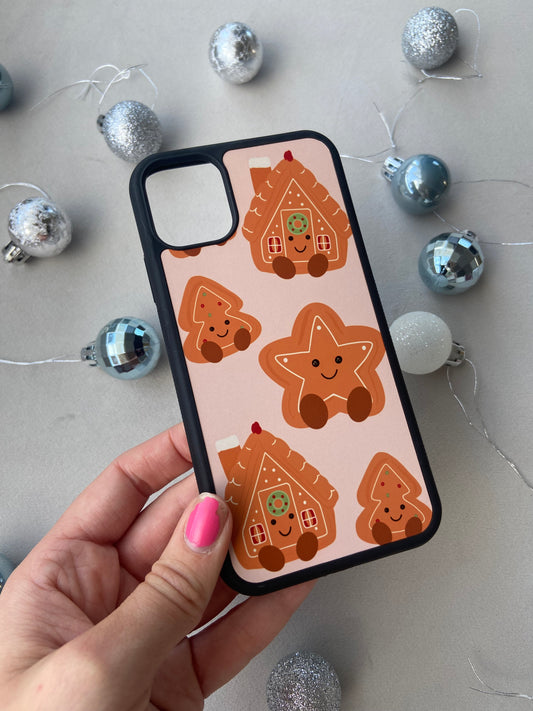 Gingerbread biscuit case. Christmas