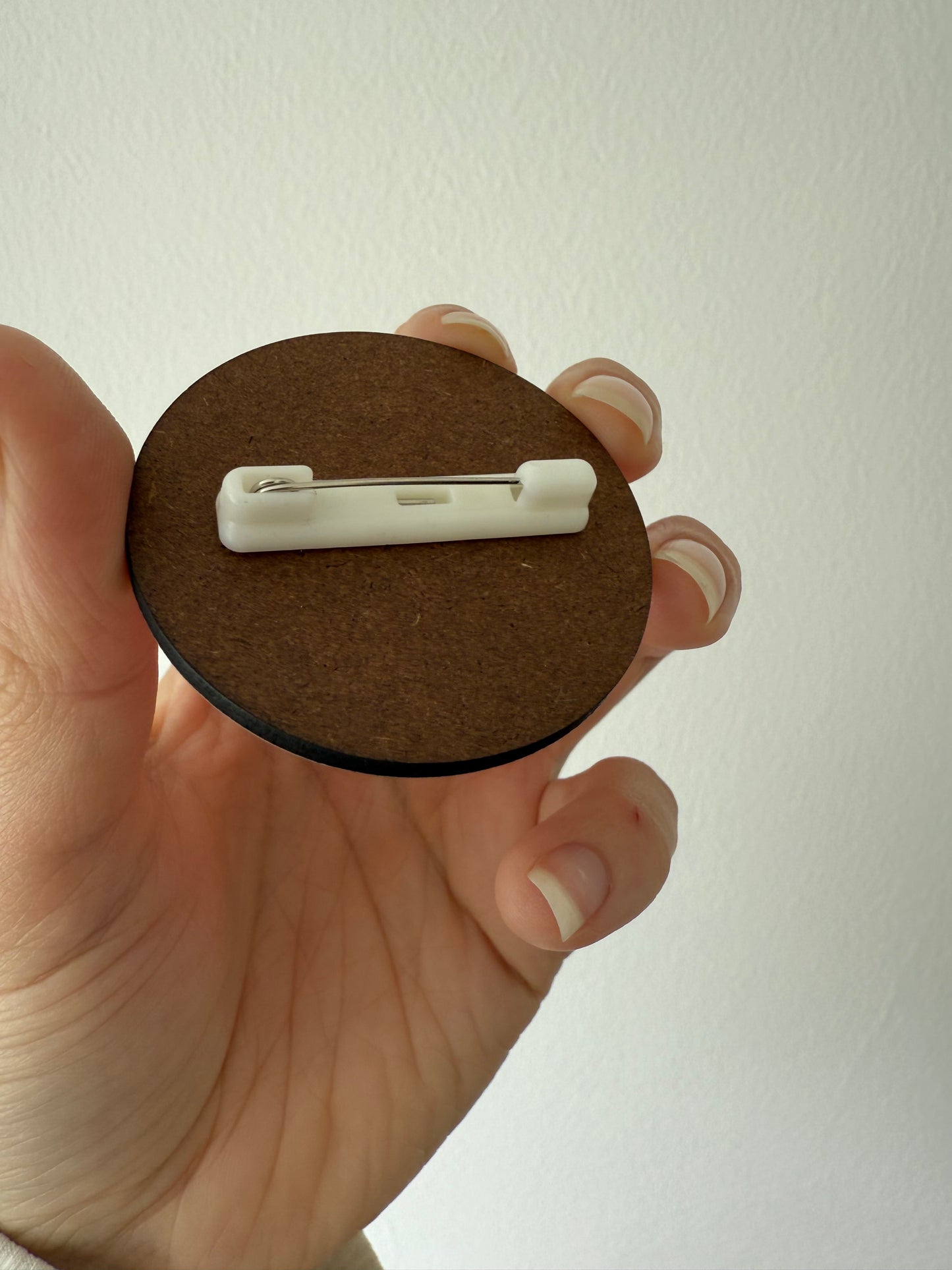 Harry Tour Badges. Wooden badge