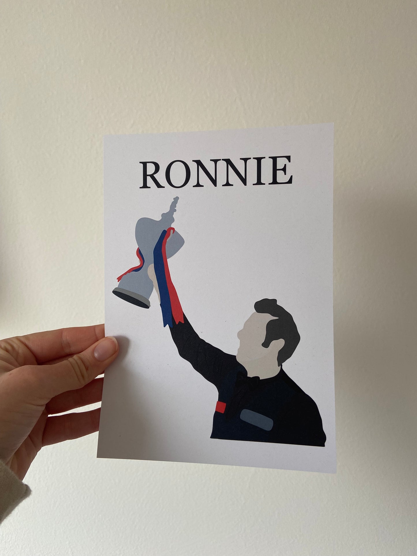 Ronnie O’Sullivan A5 print