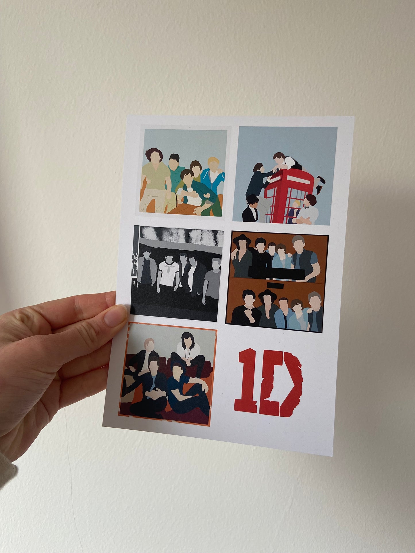 1D album A5 print.