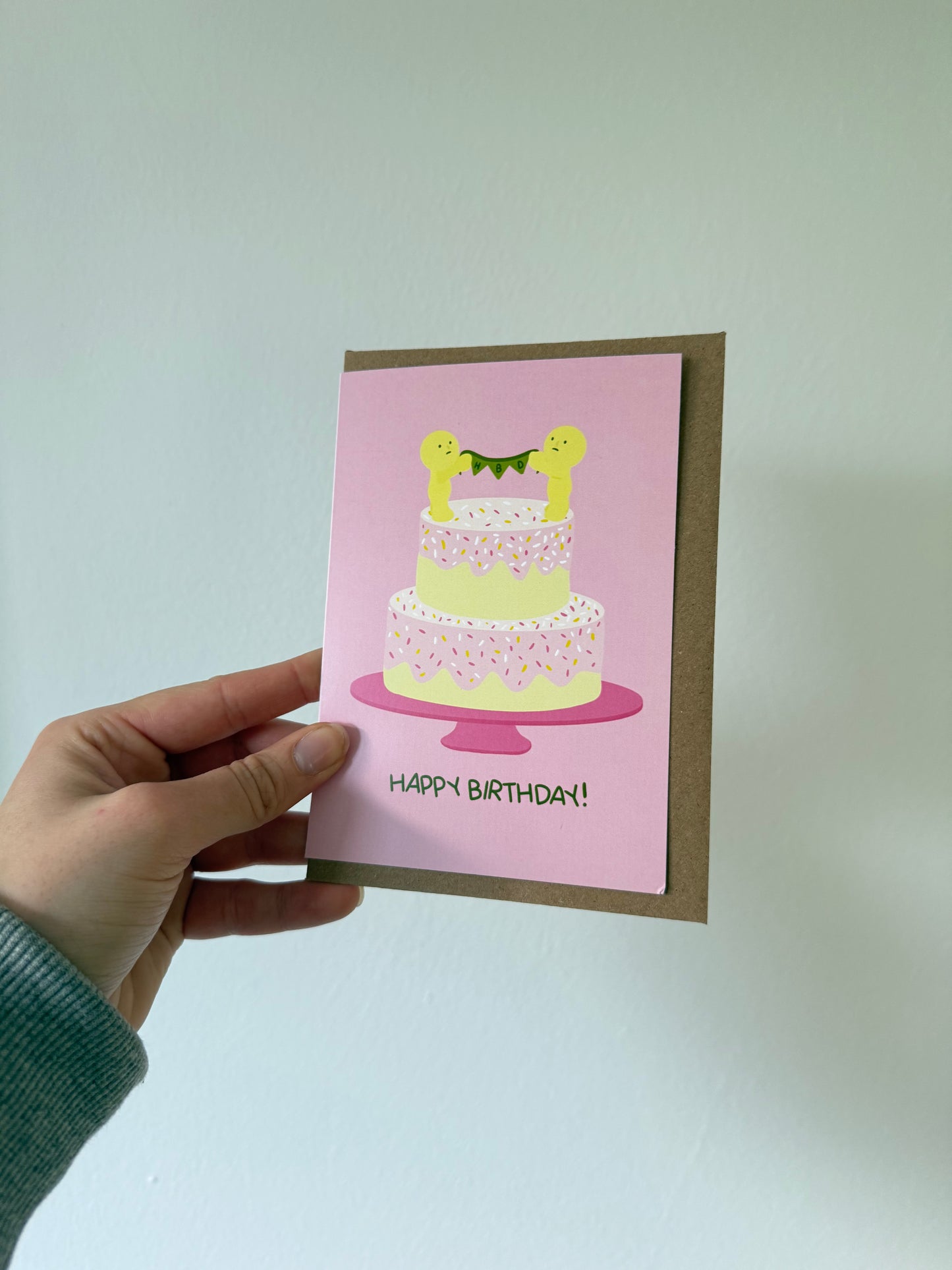 Smiski Birthday card. A6. Trinket. Birthday card