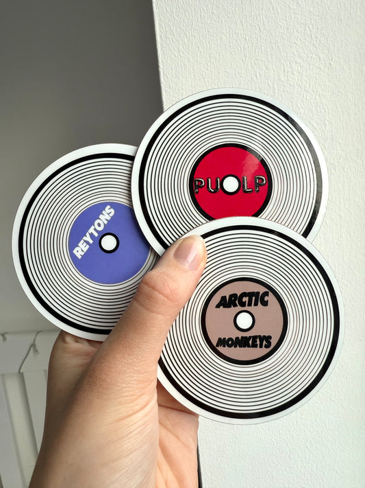 Sheffield music coaster. Vinyl inspired 1 coaster