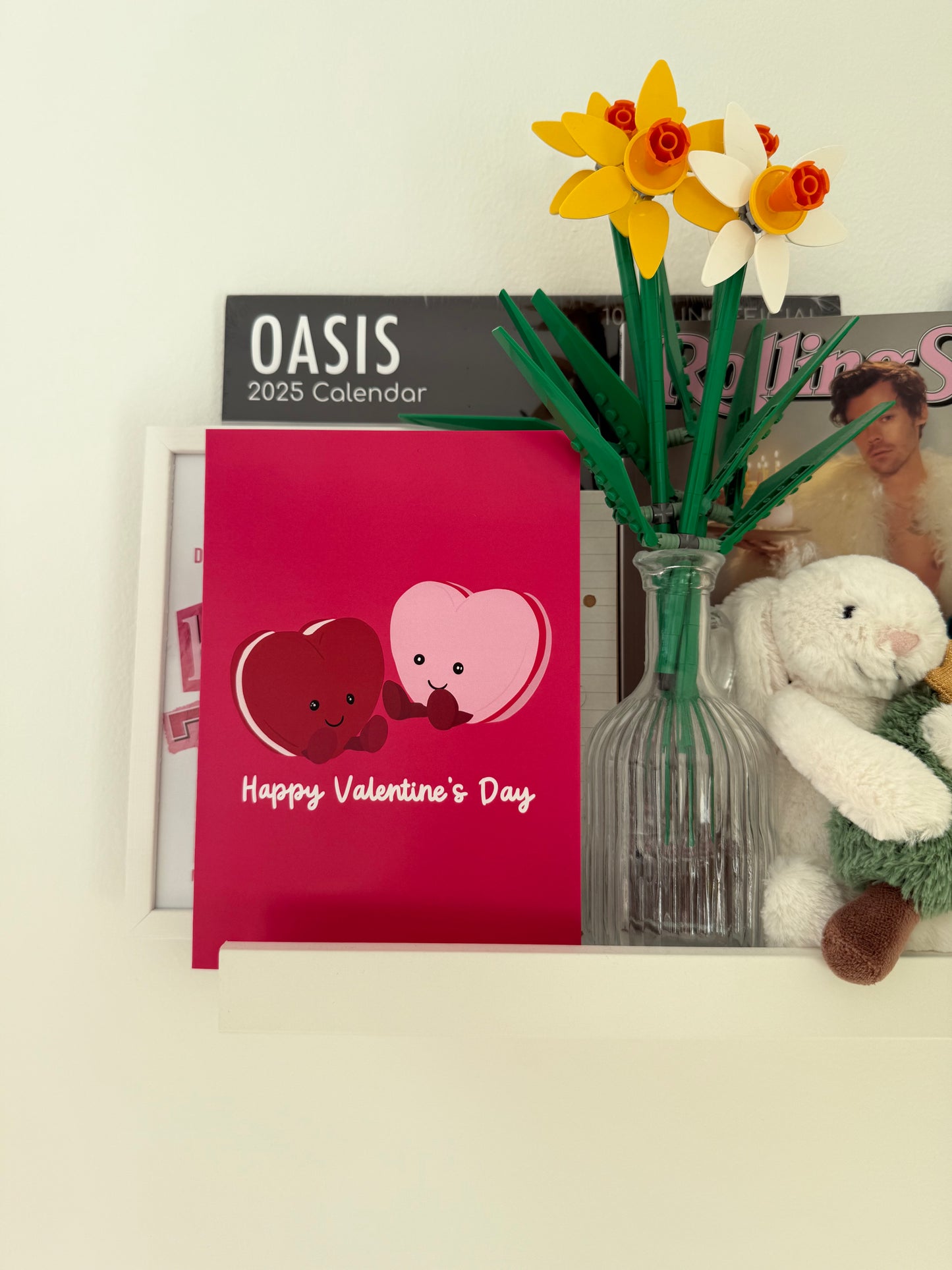 Happy Valentine’s Day Card. A5. Cuddly Toy Heart