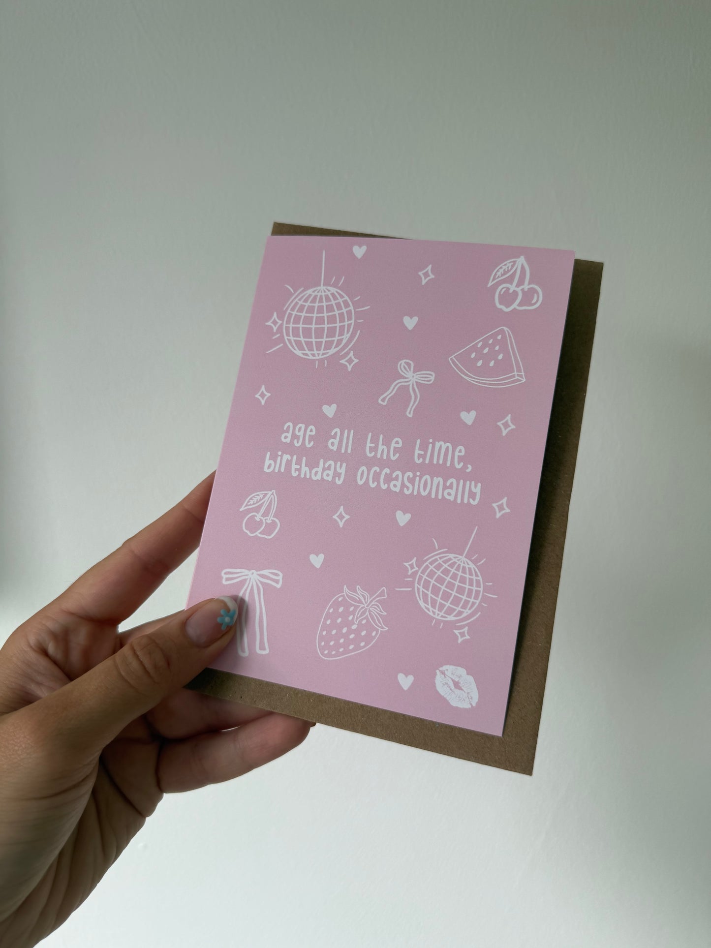 “Age all the time, birthday occasionally”. A6. Harry. Birthday Card