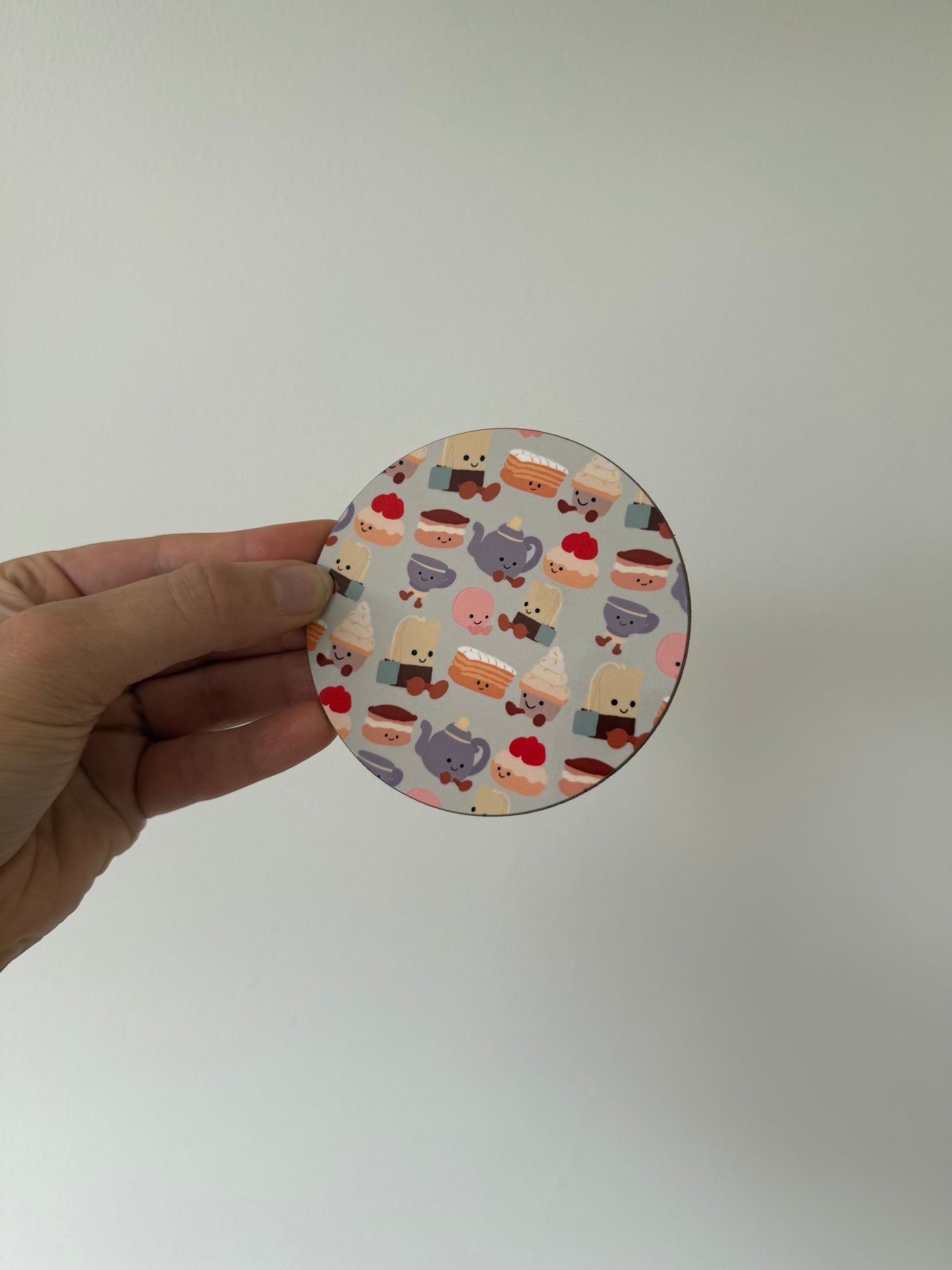 Afternoon tea coaster. Round. 1 coaster. Collectibles